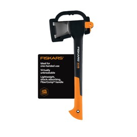 Fiskars X11 Splitting Axe Hatchet, 17" Tree Branch Cutter and Wood Axe for Small Logs with Shock-Absorbing Handle