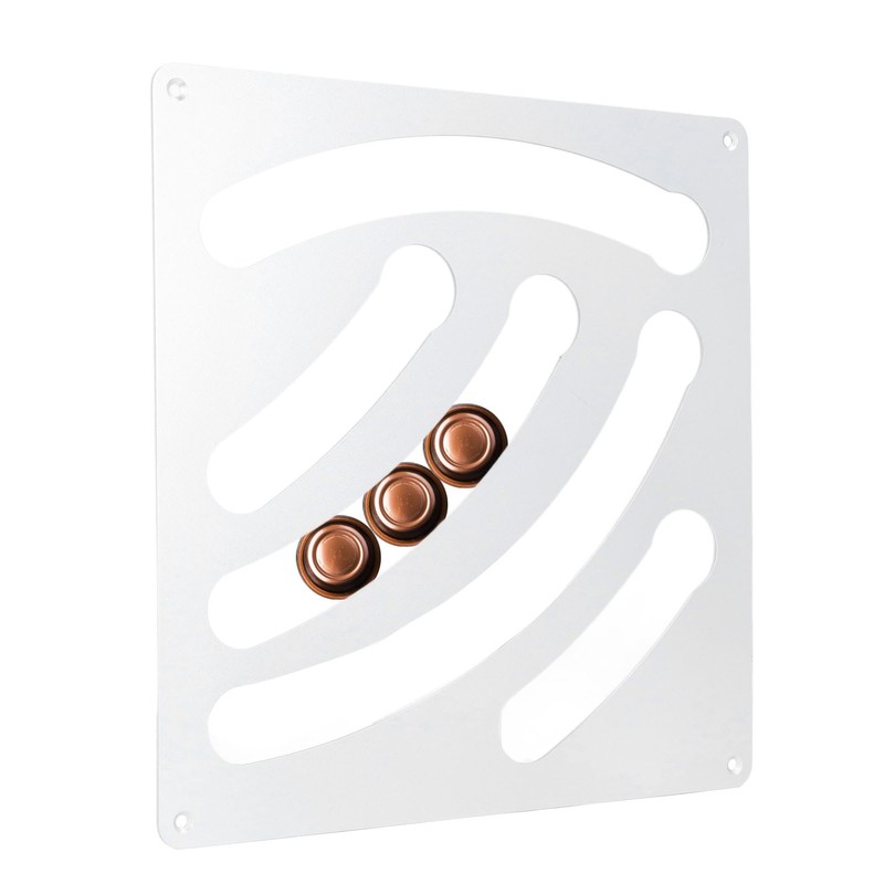 Coffee Capsule Holder Wall Mounted Coffee Pod Holder Aluminum Alloy