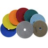 Konfor Diamond Polishing Pads Wet Buffing 5 Inch Disc for