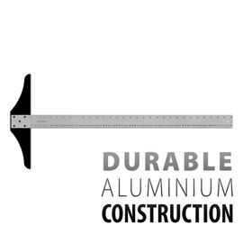 Ludwig Precision Heavy-Duty Aluminum T-Square for Art, Framing & Drafting, 30-inch