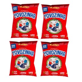 Vovozinha - Sweet Popcorn - 2.1 oz (PACK OF 04) | Pipoca Doce - 60g