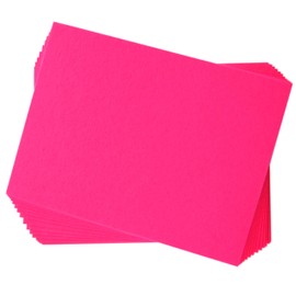 Playfully Ever After 9x12 inch Sticky Acrylic Felt 20 Sheet Pack (Neon Pink)