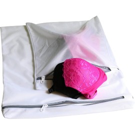 Simple Houseware Bolsa de lavado de malla para sujetador de lavandería (2 grandes, 3 medianos)