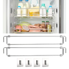 SUNMON RV Refrigerator Tension Rods - Tension-Style, Fixing food and beverages in The RV Refrigerator,RV Accessories for Inside