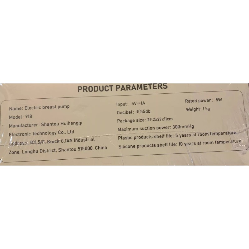 MISSAA Electric Breast Pump, Breast Pump Hands Free with 5