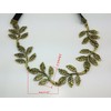 yueton?Pack of 2 Alloy Leaf Elastic Hair Band Headband Fashion