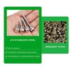 Litorange 101 PCS M5.5 Stainless Steel Self Drilling Hex Head