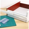 LALAFINA 4Pcs Slide Rails DIY Storage Box Accessories Durable for