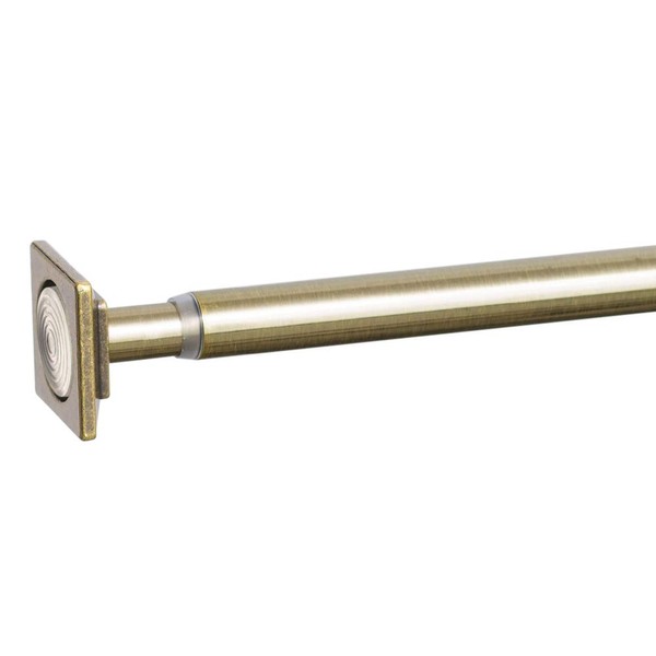 CSZ Tension Rod, Stylish, Iron Tension Rod, Gold, Square, M, 29.9 - 52.0 inches (76 - 132 cm), Classica