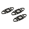 Cortador de cigarrillos Guillotina de plástico negro, 3 PIECES