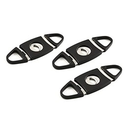 Cortador de cigarrillos Guillotina de plástico negro, 3 PIECES