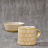 Danica Studio Ochre Imprint Ceramic Mugs 14 oz