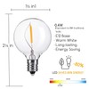 YI LIGHTING Dimmable Clear Globe G40 LED Bulbs Replacement Bulbs