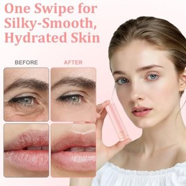 Barra de Bálsamo Hidratante que Aumenta el Colágeno, Bálsamo Hidratante Todo en Uno para Ojos, Cuello y Rostro, Tratamiento Reafirmante Anti-Edad Antiarrugas