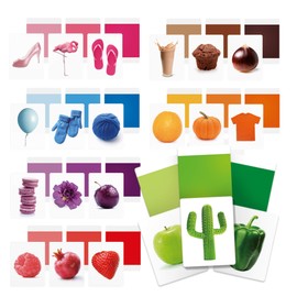 Headu MU27859 Flashcards Colours Montessori, Medium