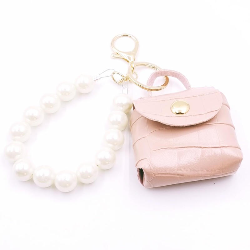 jtkdxqs Soft Artificial Rabbit Fur Plush Ball with Mini Wallet