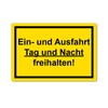 Strobo Einfahrt und Ausfahrt freihalten Sign, 20 x 30 cm,