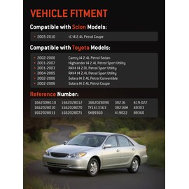 166200W110 Drive Belt Tensioner Pulley Assembly Fit For Toyota RAV4 2001-2005, Solara Camry 2002-2006, Highlander 2001-2007, Scion tC 2005-2010, L4 2.0L 2.4L, Serpentine Belt Tensioner For 419022