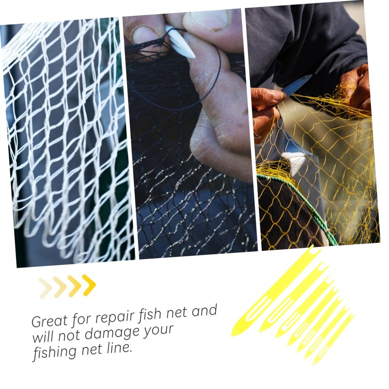 CORHAD 7Pcs Fishing Net Shuttles Durable Net Mending Tools for