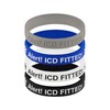 4 Pack - ICD Fitted Medical Alert Wristband Implantable Cardioverter