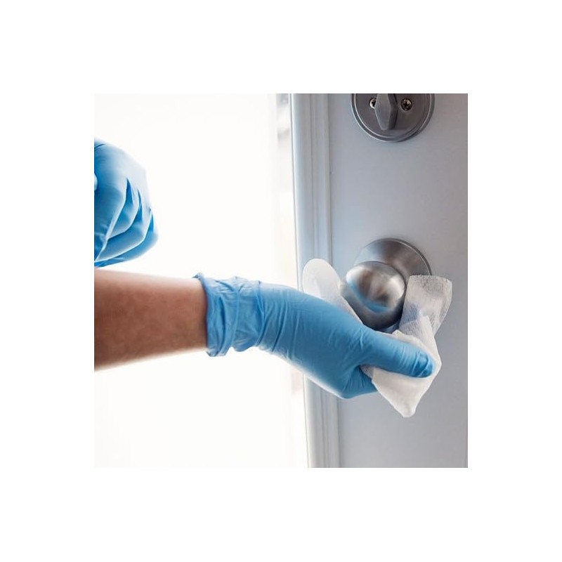 Blake & White Purely Protect Vinyl Gloves Blue Medium Box