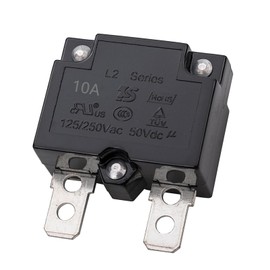 weelye 2Pcs 10A 125/250Vac 50Vdc Automatic Reset Relay Thermal Switch Circuit Breaker Current Overload Protector for Children Riding Electric Car Accessories