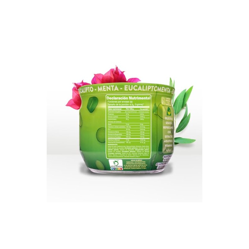 Gomitas Ajologomitas Eucalipto Menta con Vitaminas A D & C