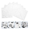 jojofuny 9 Sheets Reusable Landscape Painting Stencils for DIY Projects