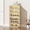 ELPHECO Foldable Shoe Rack Organizer 6 Tier 12 Pairs Entryway