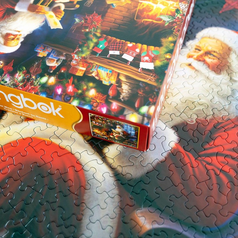 Springbok's Naughty or Nice 1000 Piece Jigsaw Puzzle is a