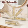 Teasing Brush for Fine Hair, Boar Bristle Styling Brush with
