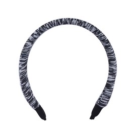 Motique Accessories Padded Headband for Women for Women (Grey Stripe)