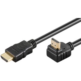 CableStop HDMI LEAD to RIGHT ANGLE HDMI 90 DEG 10cm to 5 metre CABLE FULL HD (3 metre)