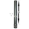 Fence Post Extender. Choose Color: Silver, Black, Green. Choose Size: