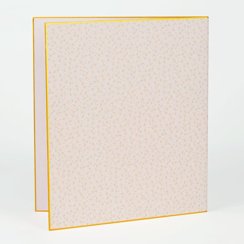 Midori 33137006 Shikishi Bi-Fold Color Shikishi, Floral Print, Pink