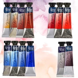 Rosa Gallery Granulation Professional Watercolour Paints 13 Tubes x 10 ml (Granulation Set N4)