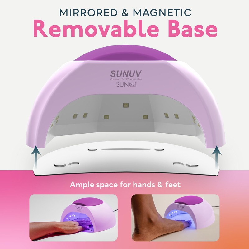 SUNUV SUN2C Nail Dryer UV LED Nail Lamp for Gel