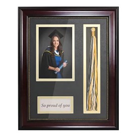 Graduationmall Graduation Photo Shadow Box Frame With Tassel Holder Fo