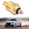 CYSFETENA Metal Water Temperature Sensor,Golden Coolant Temp Sensor,Accurate Temperature Sending
