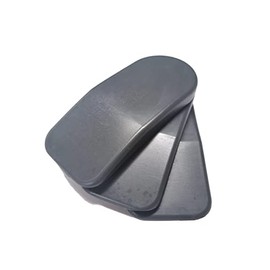 BML 9mm Heel Lifts, 3pk (Ladies Small, Gray [Super Soft])