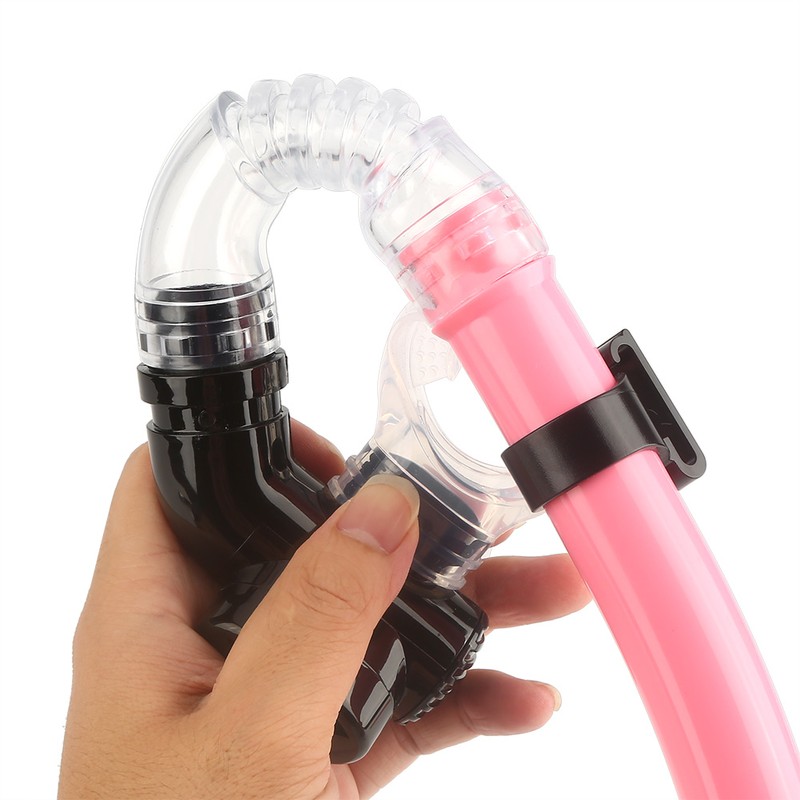 Comfortable Full Dry Snorkel with Silicone Mouthpiece Easy Breathe Snorkel
