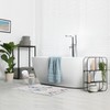 Shower Mats for Inside Shower, Square Loofah Shower Mat Non