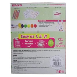 Paas Easter Egg Decorating Kit Food Safe Coloring Eggs Dye - Mix & Match! - Shake & Color