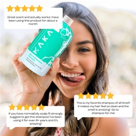 Mint & Rosemary Shampoo - Oily Hair & Hair Growth for Women & Men Procapil for Oil Control, Strengthening, and Scalp Care, Gentle Sulfate-Free Cleanse 16 Fl Oz