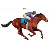 Beistle Race Horse Props 8-Count – 29" Cutout Horse Images