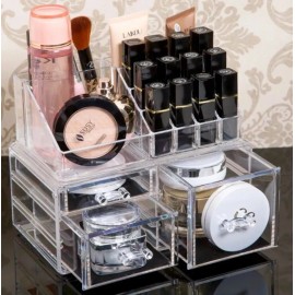 Novel Age Organizador De Maquillajes De Acrílico Con 4 Cajones