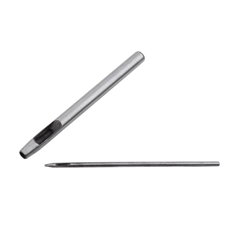 10Pcs 0.5-5mm Hollow Hole Puncher DIY Leather Punch Craft Tool