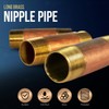 Supply Giant NPBR1435 3-1/2 inch Long Brass Nipple Pipe Fitting
