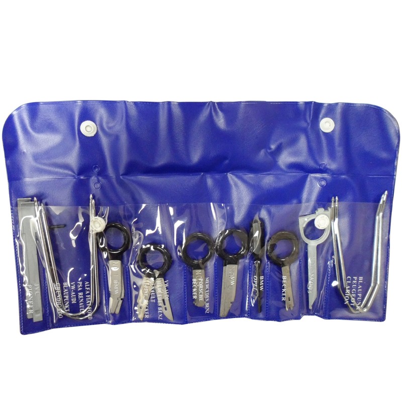 toolzone AU041 Car CD Radio Stereo Removal Key Tool Set