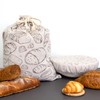 Verigud 2 Pack Bread Bags for Homemade Bread with 2